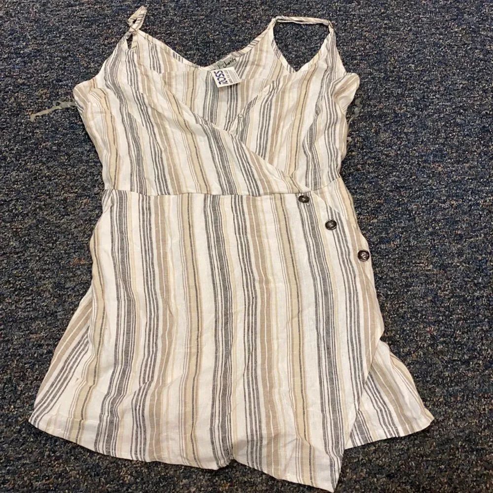 J for Justify cotton Boho romper sz. L NWT